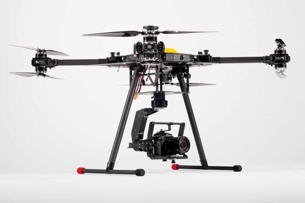 Sonda Coaxial X8 Multirotor with aerial gimbal underslung