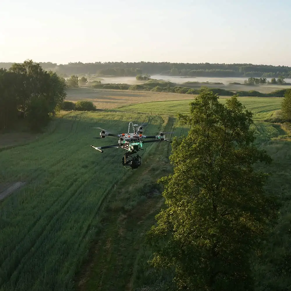 custom gimbal aerial filmmaking