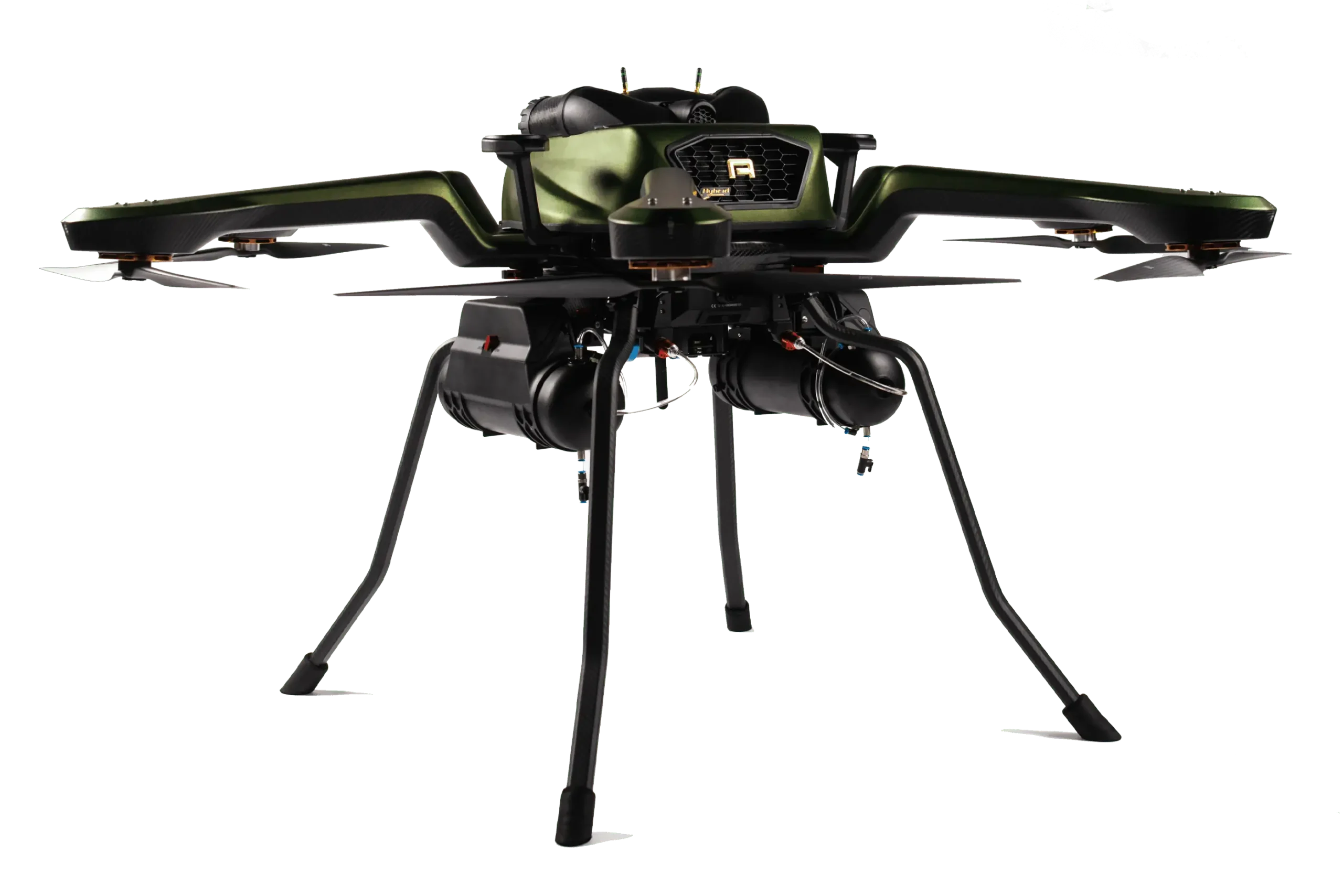 Hybrid gas-electric drone