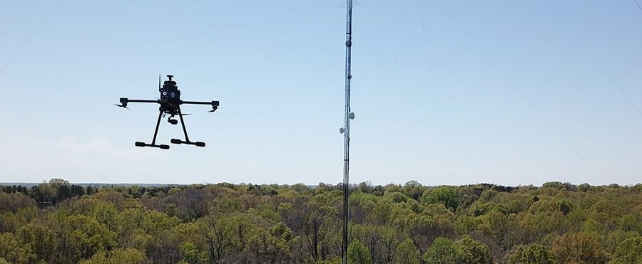 Surveying Drone for telecommunications